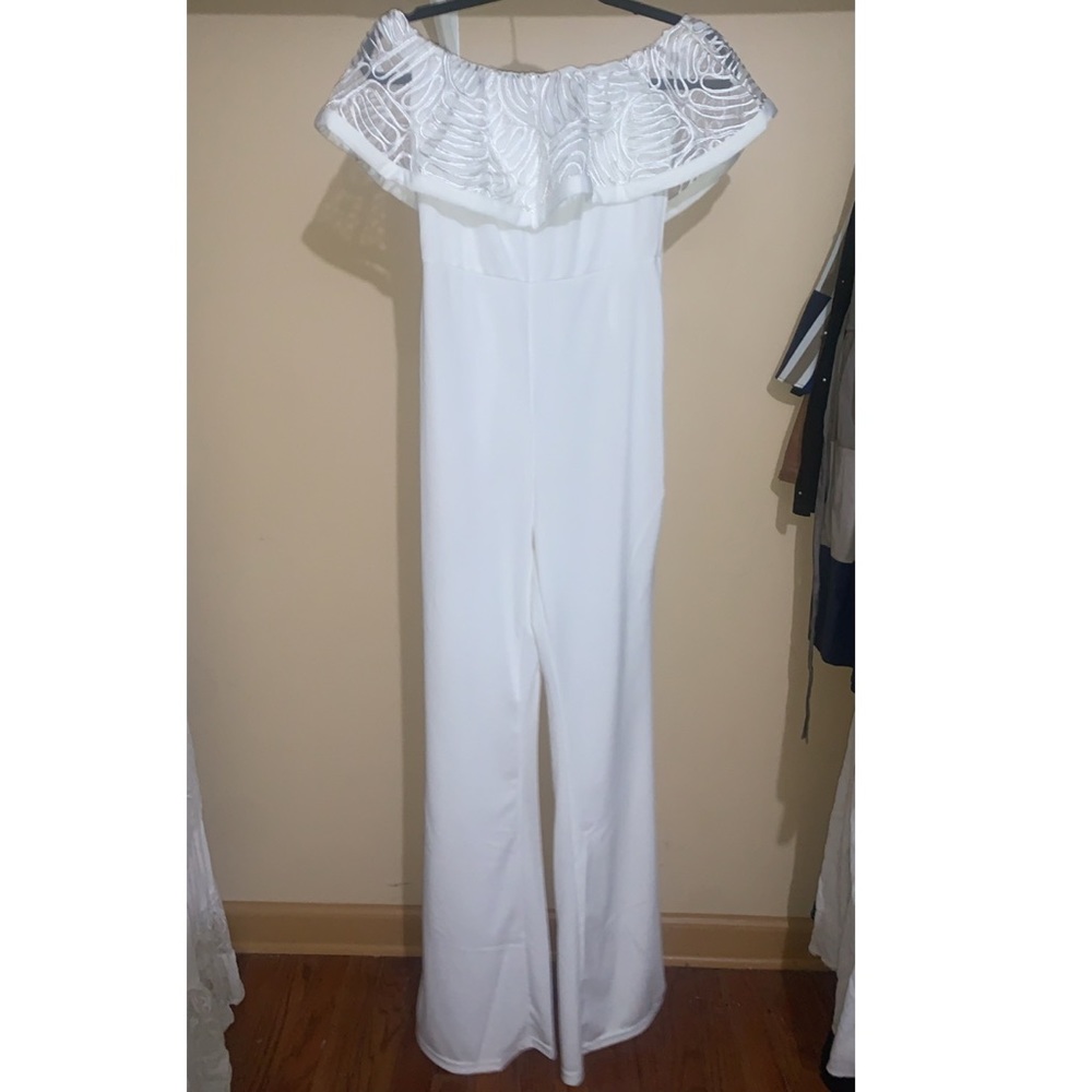 Off shoulder jumpsuit